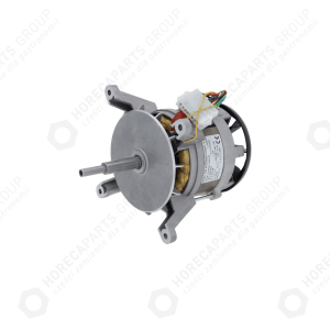 Horeca Parts - Silnik wentylatora 230V 0,06kW 0,19kW 50Hz 1,6A 1,4A dł.1 165mm dł.2 49mm dł.3 35mm śr.1 10mm śr.2 16mm - Piec konwekcyjny Zanussi, Alpeninox
