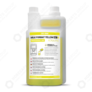 Horeca Parts - Środek do czyszczenia systemu mlecznego Coffee Format Milk Format Yellow Pro 1000 ml – uniwersalny