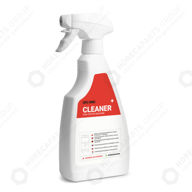 Horeca Parts - Płyn do czyszczenia ekspresów Coffee Format Cleaner+ w sprayu 500 ml – uniwersalny