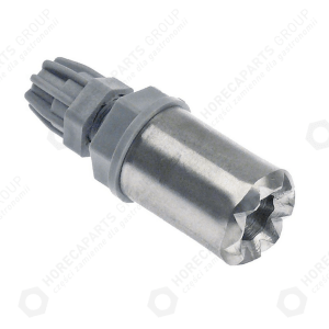 Horeca Parts - Ansaugfilter mit Rückschlagventil Durchmesser 20mm Länge 56mm Anschlussdurchmesser 4x6mm Edelstahl - Comenda Geschirrspüler (3090033)