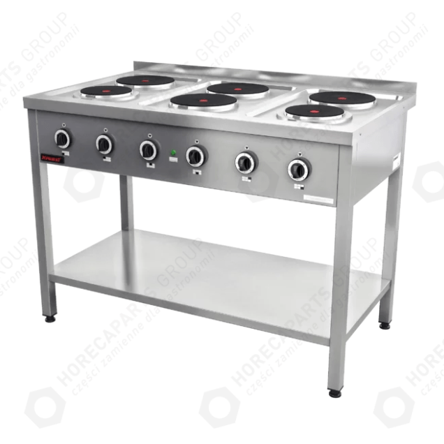 Horeca Parts - Kromet Elektroherd 000.KE-6M