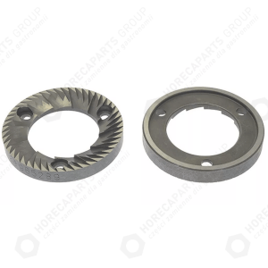 Horeca Parts - Pereche de burr RH, diametru 83/49 mm, înălțime 9,6 mm, 3 găuri, greutate 0,320 kg - Mazzer