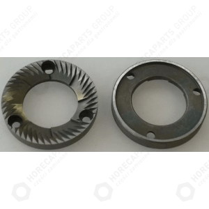 Horeca Parts - Discuri de măcinare, diametru exterior 54 mm, diametru interior 31 mm, grosime 8 mm, 3 orificii de montare - Ascaso