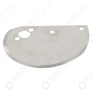 Horeca Parts - Glattes Messer für Cutter, Länge 103 mm, Breite 135 mm, Lochabstand 32/50 mm – Alexanderwerk