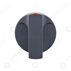 Horeca Parts - Buton cu marcaj zero, Ø 69 mm, montaj 6×4,6 mm, gri – Aragaz electric Berto's (5057225)