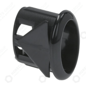 Horeca Parts - Carcasă buton, eliptică 21x11 mm, neagră - Aparat de cafea Fiamma (1319635)