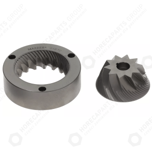 Horeca Parts - Freze de măcinat RH, diametru exterior 83/58,3 mm, diametru interior 52/14 mm, înălțime 25 mm, diametru ax 14 mm, 3 orificii de montare - Mazzer