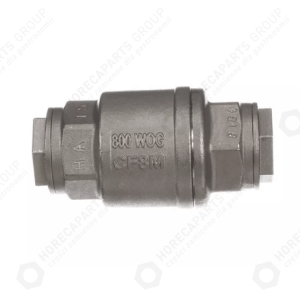 Horeca Parts - Zawór zwrotny 1/2" NPT do gorącego oleju, 45 PSI, waga 0,480 kg - Pitco