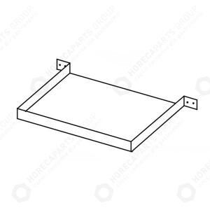 Horeca Parts - Blacha dolna elementu grzejnego - Kuchnie gazowe Hendi 225929