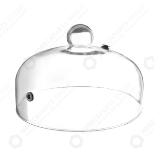 Horeca Parts - Kopułka szklana z otworem wentylacyjnym, ⌀260 x (H) 174 mm, Hendi