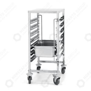 Horeca Parts - Wózek do transportu pojemników 7× GN 1/1, 445 x 615 x (H) 945 mm, Hendi