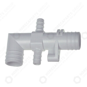 Horeca Parts - Przyłącze węża 23-10-10-23mm - Kostkarki do lodu Kastel (288862, 695339, K01806)