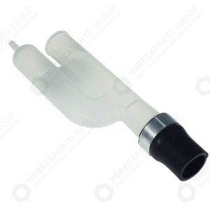 Horeca Parts - pułapka powietrza dł. 230mm szer. 60mm śr. przyłącza węża 6mm - Zmywarka Zanussi (3060034)