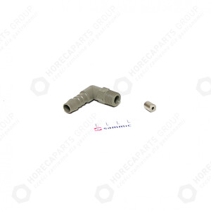 Horeca Parts - Kolanko 90 WES 10/m - Obieraczka do ziemniaków Sammic PP-6+, PP-12+, PPC-6+, PPC-12+