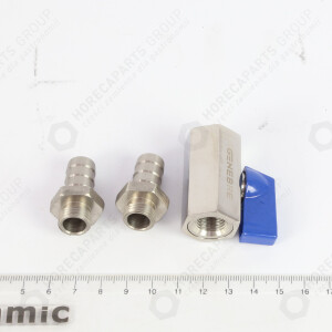 Horeca Parts - Zestaw zaworu wody (Niebieski) - Obieraczka do ziemniaków Sammic PI-10, PI-20, PES-20