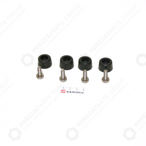 Horeca Parts - Komplet nóżek (4 sztuki) - Obieraczka do ziemniaków Sammic M-5, PP-6+, PP-12+, PPC-6+, PPC-12+