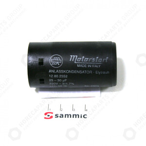 Horeca Parts - Kondensator 25-30uF 250 V - Obieraczka do ziemniaków Sammic PP-6+, PP-12+, PPC-6+, PPC-12+