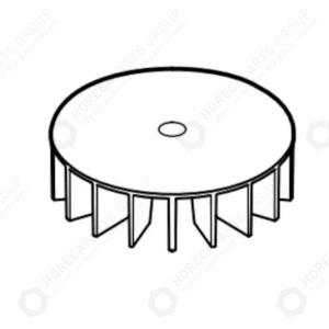 Horeca Parts - Motorlüfter - Robot Coupe mini 160 V.V., MP 190 V.V., MP 190 Combi, MP 240 V.V., MP 240 Combi Handmixer (711161, 711191, 711192, 711241, 711242)