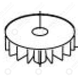 Horeca Parts - Wentylator - Mikser ręczny Robot Coupe CMP 250 V.V., CMP 250 Combi, CMP 300 V.V., CMP 300 Combi, MP350 Ultra V.V. (711251, 711252, 711300, 711302, 711350)
