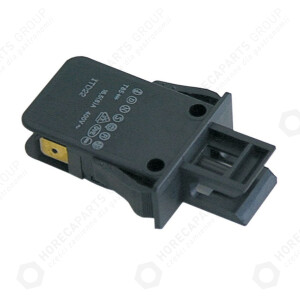 Horeca Parts - Mikroprzełącznik z trzpieniem 400V 16A 2NO podł. męskie 6,3mm czarny - Frytownica elektryczna Tecnoinox