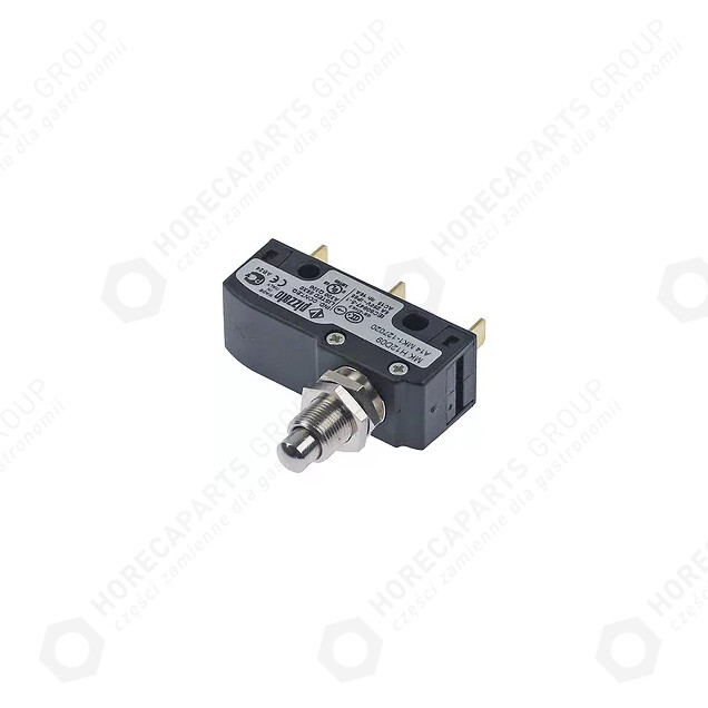 Horeca Parts - Mikrospínač s kolíkem 250V 5A 1CO M10 vnější 6,3mm délka 1 49mm délka 2 13mm - Pece Stalgast, Unox