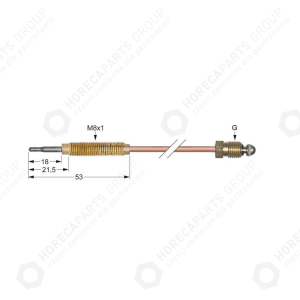 Horeca Parts - Termopara M10x1 1000mm