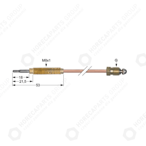 Horeca Parts - Termocuplu M10x1 L 750 mm