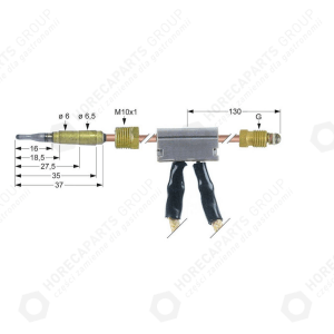 Horeca Parts - Termopara M9x1 L 600 mm podłączenie 6 mm