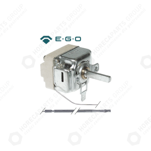 Horeca Parts - 1-fázový regulační termostat 48-250 °C 3,03x160mm délka kapiláry 1270mm