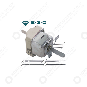 Horeca Parts - Regulační termostat 1-fázový 65-308 °C 3,03x120mm délka kapiláry 600mm