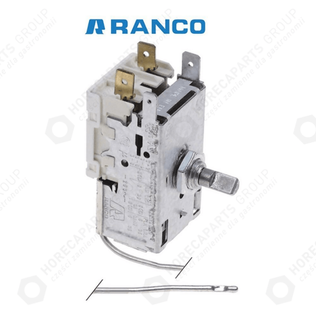 Horeca Parts - Chladicí termostat ranco typ k50-l3337 průměr čidla 2mm kapilára 1500mm