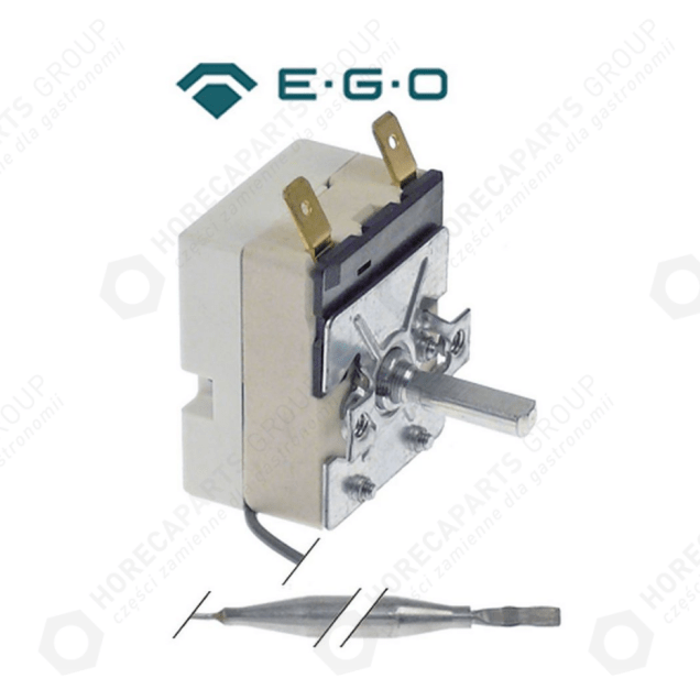 Horeca Parts - Regelthermostat 1-phasig 0-190 °C 6x115mm Kapillarlänge 550mm