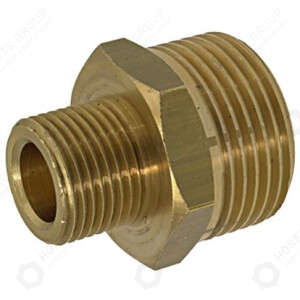 Horeca Parts - Coupling 3/8’ - 3/4’ length 1 12mm length 2 12mm brass (V..316, 10-097, 9R13, 10602, V064)