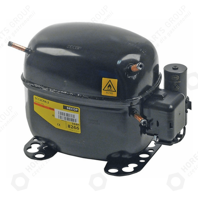 Horeca Parts - Compresor frigorific R290 tip SC12CNX.2 1/2HP capacitate 1287cm³ CSIR 220-240V H 209mm 1010W 393W