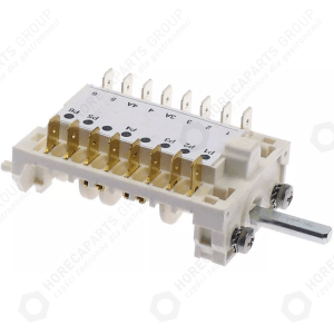 Horeca Parts - Przełącznik krzywkowY 16A sekwencja przełączania 0-1-2-3  konektory męskie 6.3mm