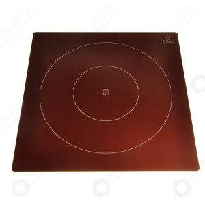Horeca Parts - Capac din sticlă - Plită bufet cu inducție Fine Dine 1000 W 239551