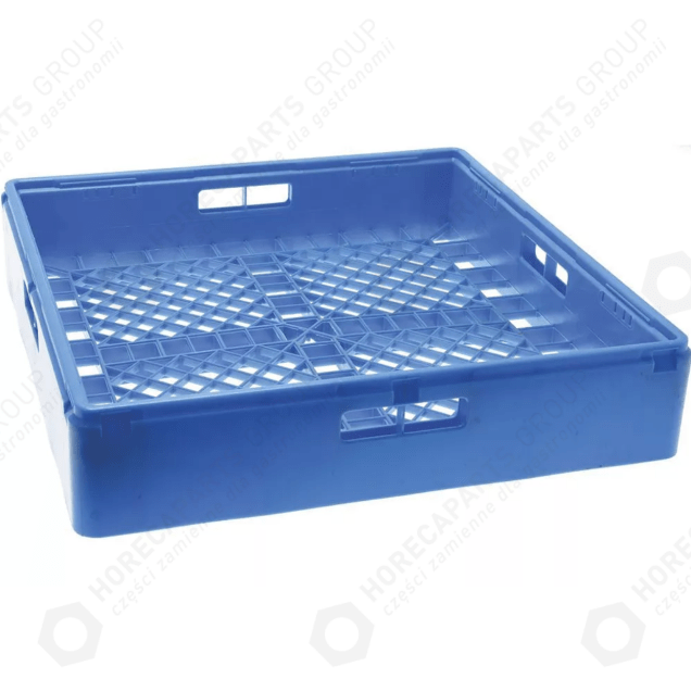 Horeca Parts - Světle modrý koš s velkými oky 500x500 mm