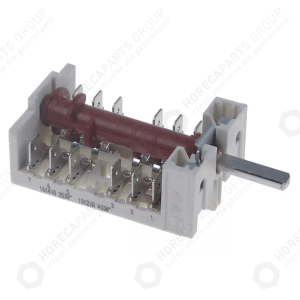 Horeca Parts - 7 position cam switch 6x4.6mm fixing length 23mm - Zanussi electric convection oven (300233)