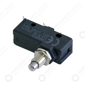 Horeca Parts - Microswitch cu pin 250V 16A 1CO M10x1 male 6.3mm lungime 46mm - Cuptor electric cu convecție Stalgast, Unox (345156)