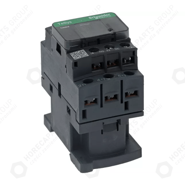 Horeca Parts - Contactor de putere tip LC1D09P7 25A 230VAC (AC3/400V) 9A 4kW 3NO 1NO 1NC - Mașină universală de spălat vase Comenda, Elframo (380820)