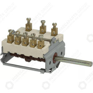 Horeca Parts - Comutator cu came 5 poziții secvență 0-1-2-3-4 6x4.6mm conexiune masculină - cuptor electric Smeg Professional (301241)