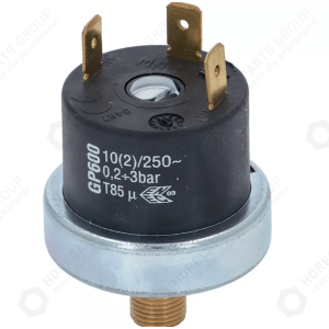 Horeca Parts - Włącznik ciśnieniowy obszar ciśnienia 0,2-3,0mbar przy 250V 10A 1/8″