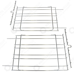 Horeca Parts - Set de glisiere pentru tăvi/rafturi pentru cuptor - aragaz Hendi 225707