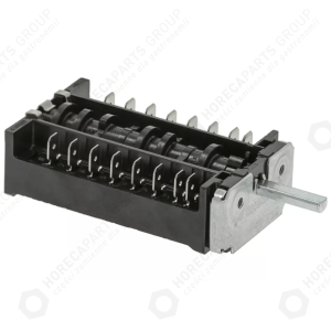 Horeca Parts - Nockenschalter 5 Positionen 6x4,6mm Stecker 7-polig - Rollengrill Umluftofen (7102236)