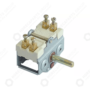 Horeca Parts - Przełącznik krzywkowy 2 pozycyjny sekwencja 0-1 16A 2NO 6x4,6mm dł. mocowania 23mm ceramika