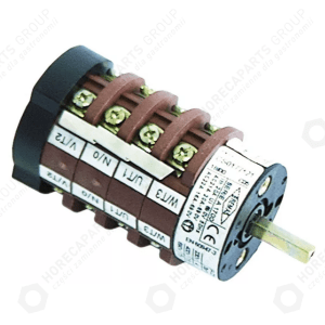 Horeca Parts - Поворотный кулачковый переключатель 3 положения 0-1-2 8-полюсный тип CS0177121 400V 20A 5x5mm