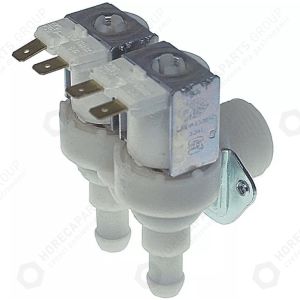 Horeca Parts - Electrovalvă dublu unghi 230V intrare 3/4" ieșire 11.5mm