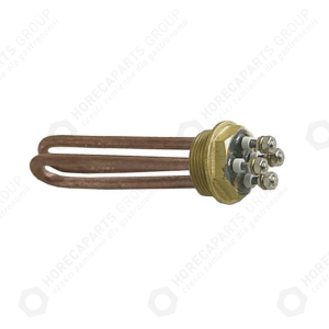 Horeca Parts - Ohřívač 1500W 230V topné okruhy 2 závity 1¼“ d 145mm š 23mm v 37mm trubka ø 8mm