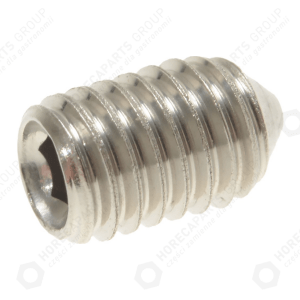 Horeca Parts - Wkręt dociskowy imbusowy z końcem stożkowym M5 dł. 8mm WS2,5 A2-A2L - Kuchnia gazowa Angelo Po (7100207)