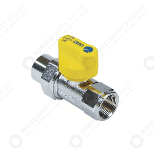 Horeca Parts - Robinet de gaz cu bilă dreaptă în. 3/4„ ieșire 3/4” dn20 lungime 109mm